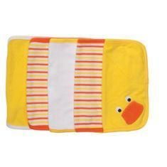 CARTERS DUCKY DUCK 5 Pk Washcloths Cloth Burp Boys  