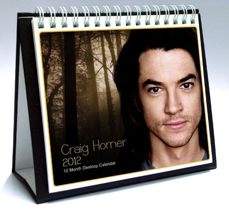 CRAIG HORNER 2012 DESKTOP CALENDAR Legend Of The Seeker  