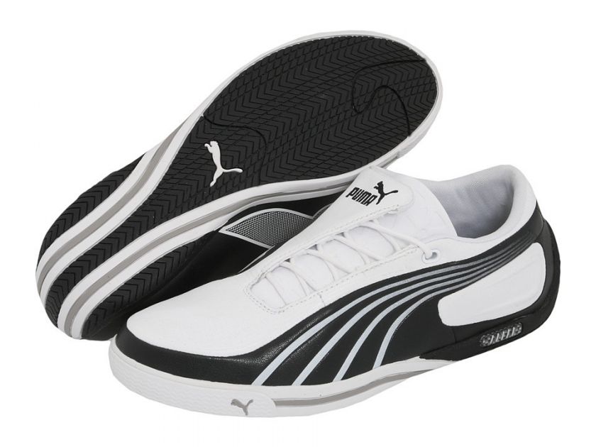 NEW MEN PUMA SL STREET PERF WHITE BLACK ORG SO AWESOME  