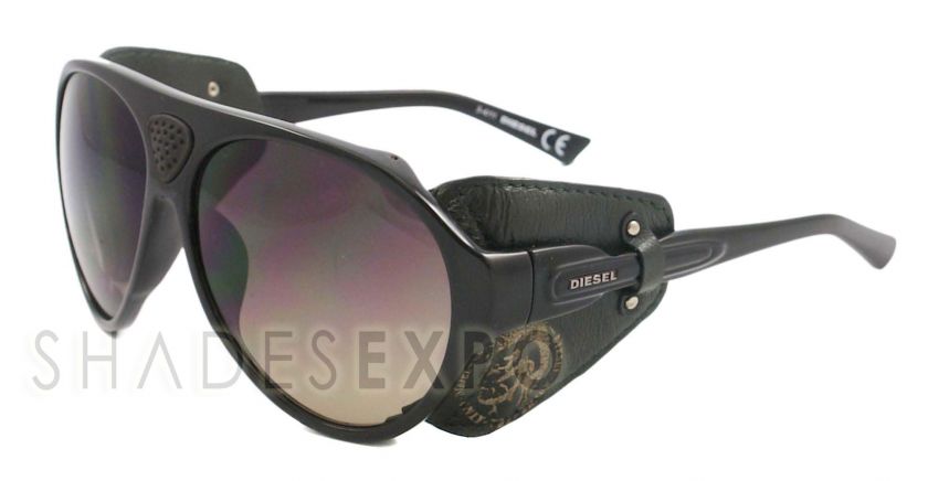 NEW Diesel Sunglasses DL 0028 BLACK 48B 61MM DL0028 AUTH  