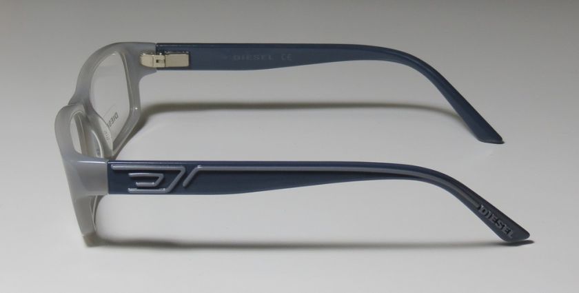 NEW DIESEL 0128 52 15 135 GRAY/BLUE RX ABLE THICK FRAMES/EYEGLASSES 