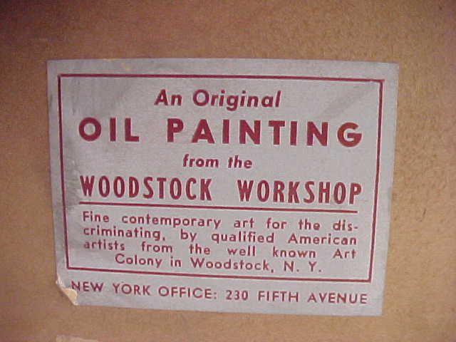 Woodstock Art Colony Colborne Oil Painting Landscape  