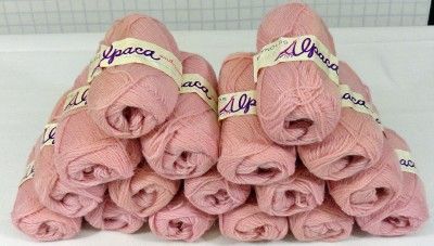 17 BALLS VINTAGE REYNOLDS ALPACA & WOOL YARN (#0570)  