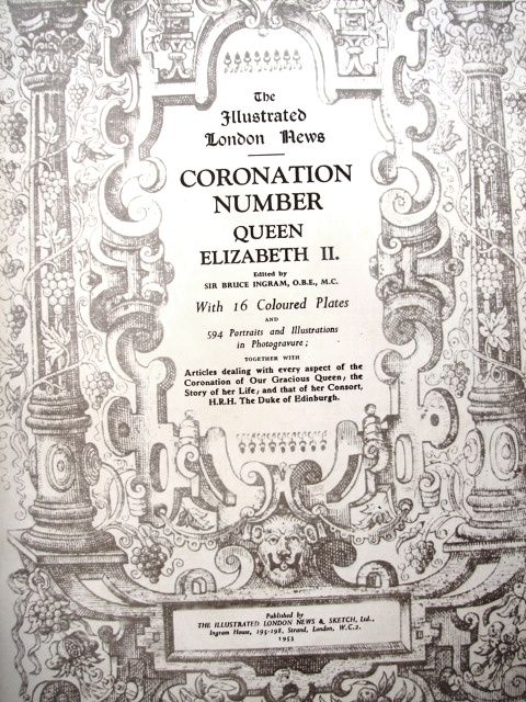 Englands QUEEN ELIZABETH II London Illustrated News 1953 Coronation 