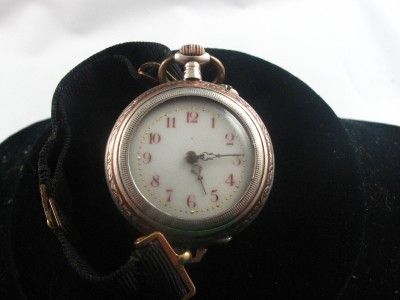 VINTAGE 0S SWISS PIN SET POCKET/WRISTWATCH .800 SILVER  