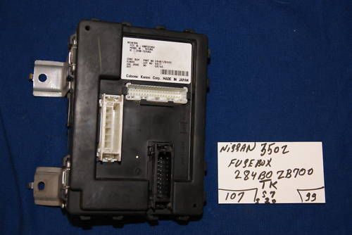 NISSAN 350Z FUSE BOX 284B1ZB000  