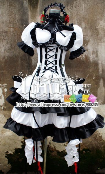 Suzumiya Haruhi no Yuuutsu Lolita Cosplay Custume  