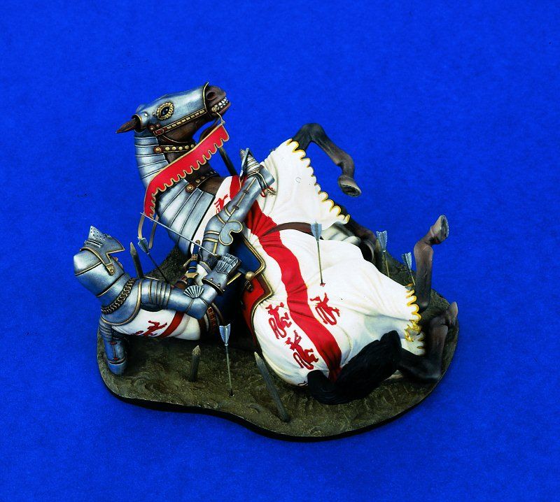 Verlinden 120mm Downed Knight, Agincourt, item #1238  