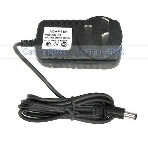   DC 12V 1000mA 1A Power Adaptor US UK AU EU For Security Camera  