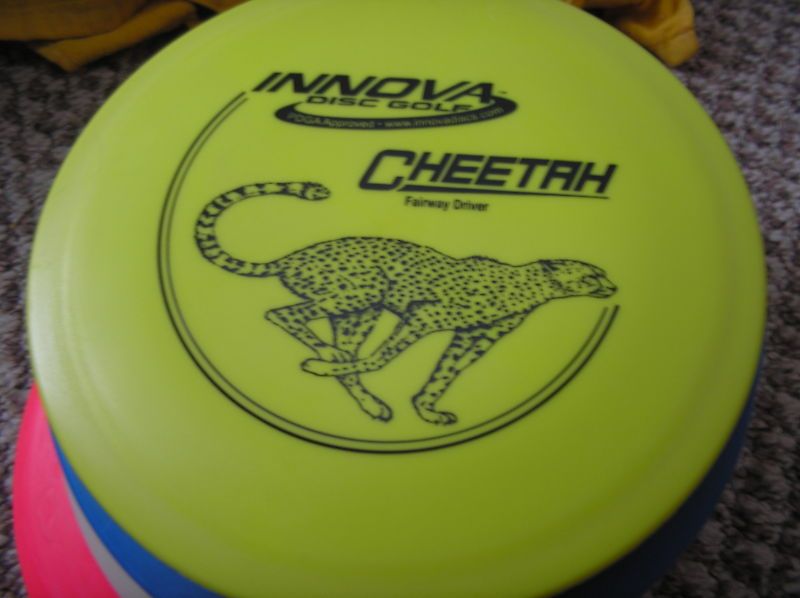 Innova DX Cheetah 172 gram yellow driver golf disc  