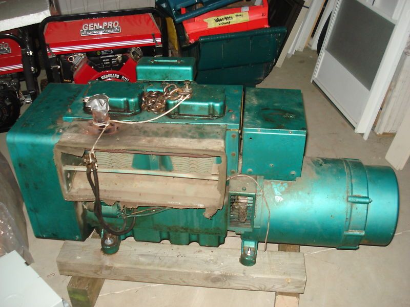 Onan 15JC Generator, 15KW, 893 Hours, Complete, Runs  