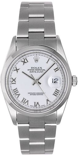 Rolex Datejust Mens Stainless Steel Watch 16200  