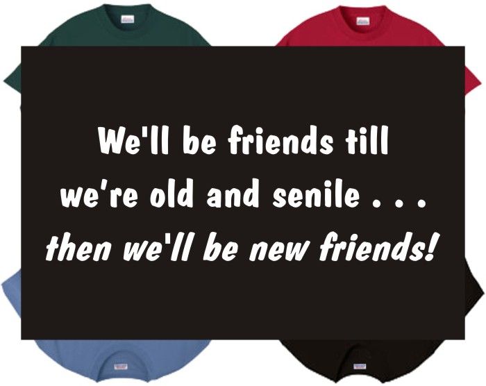 Shirt/Tank   senile age memory old funny humor novelty joke  