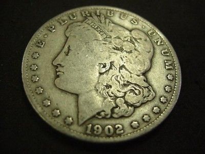 1902 S MORGAN SILVER DOLLAR RARE DATE G/VG TAKE A LOOK  