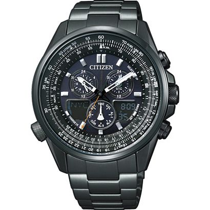 NEW Citizen Eco Drive chronograph military world time JR3174 50E 