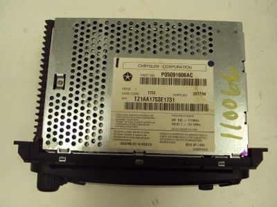 2002 2004 Jeep Grand Cherokee Stereo CD Player AM/FM Radio OEM  