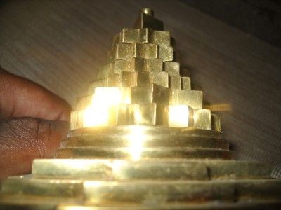 Orgone Mould MERU SHREE YANTRA PYRAMID SILICON RUBBER MOLD RTV 6INCH 