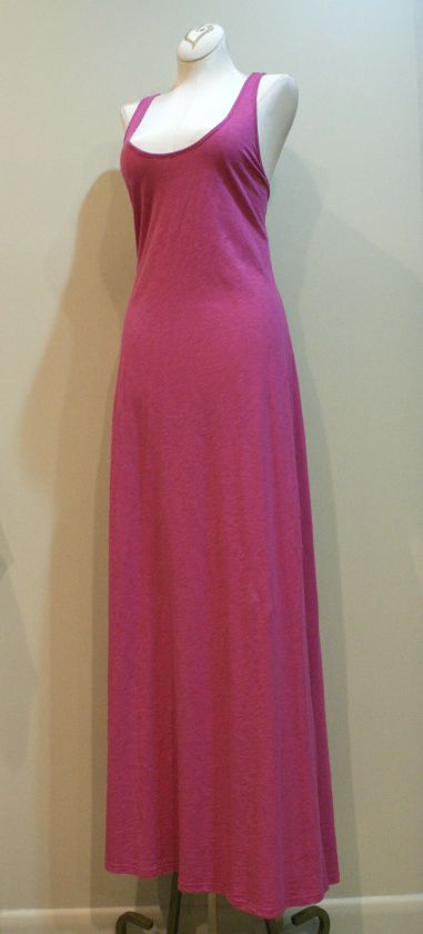 Velvet by Graham & Spencer Cotton Vintage Slub Maxi Tank Dress Hot 