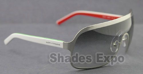 DOLCE & GABBANA SUNGLASSES DG 2072 SILVER DG2072 398/8G  