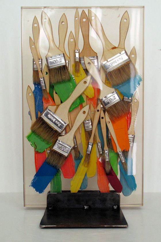 Xaros ( Xavier Subiros ) Paint Brushes Resin Sculpture  