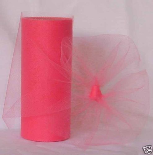 x300 / 100 yard CORAL soft diamond wedding tulle  