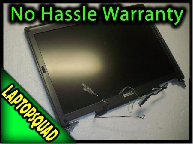 DELL Latitude D620 D630 LCD WXGA COMPLETE SCREEN w/ Hinges, Antenna 