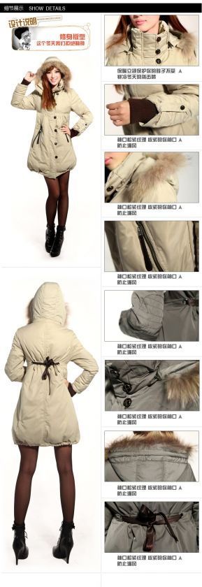 2011 New Style Womens Coat Warm Long Winter Down Jacket**  