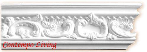 Face Polyurethane Architectural Crown Moulding  