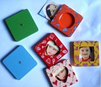 Wooden Fridge Magnet,Photo Frame,Party Favours,PHM008  