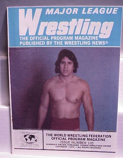 1979 WWF Wrestling News Program Magazine Tito Santana  