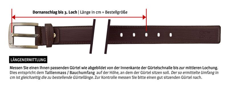 bugatti Gürtel Leder Herrengürtel  