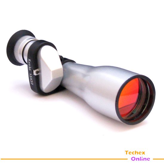 Silver MONOCULAR PocketMini 15x32 telescope Sport Prism  