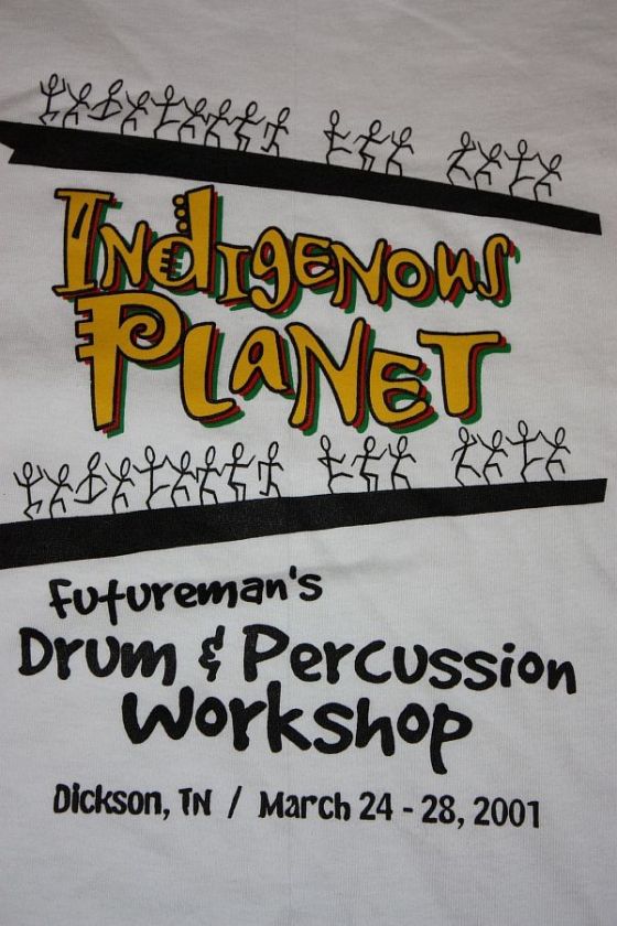 FUTUREMAN drum camp shirt ROY WOOTEN victor BELA FLECK  