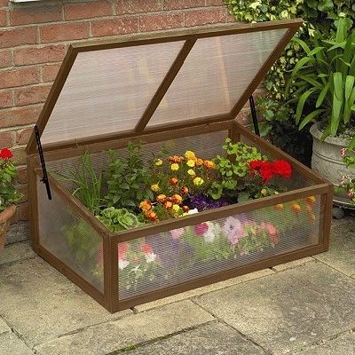 New Gardman Wooden Cold Frame + Polycarbonate Panels  