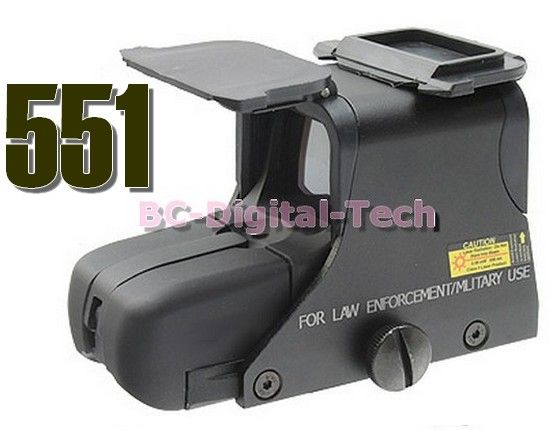 Tactical 551 Style Red and Green Holographic Sight for Airsoft  