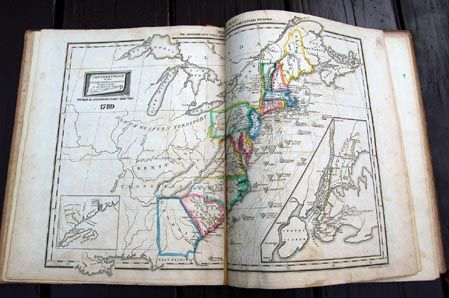 SERIES OF MAPS to WILLARDS History of the United States, 1829  