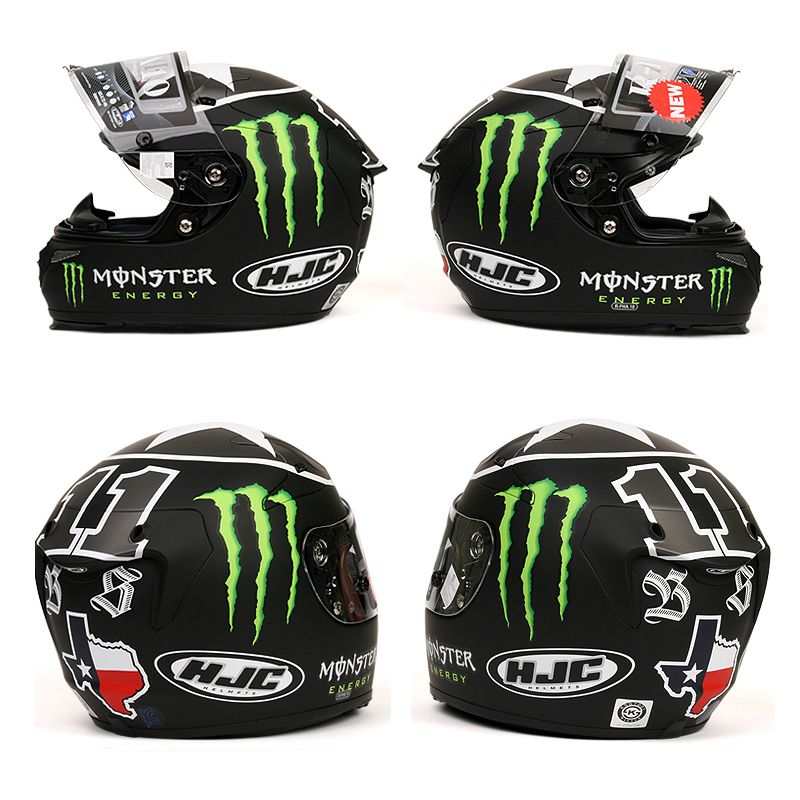 MOTORCYCLE HELMET HJC R PHA 10 BEN SPIES MONSTER REPLICA MC5F XLARGE 