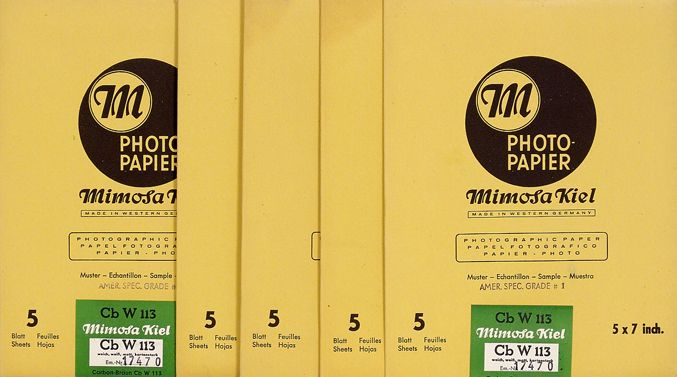 Vintage Mimosa Kiel Cb W 113 Photo Paper 5x7 25 Sheets  