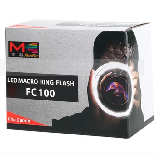 MeiKe LED Macro Ring Flash Light FC100 For Canon Rebel XTi XS T3i T2i 