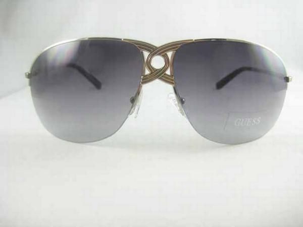 Guess GU 6525 Sunglass Silver Gold GU6525 SI 35  