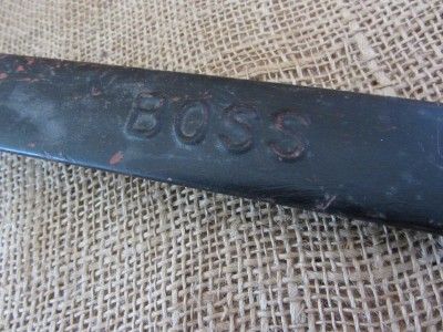   BOSS Coal Shovel  Antique Old Railroad Tool Garden Shabby 6740  