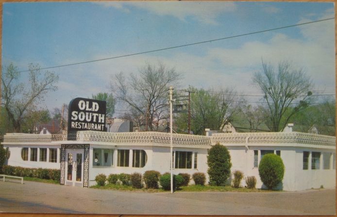 1960 Chrome Old South Restaurant  Fort Smith, Arkansas  