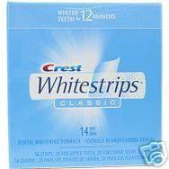 56 CREST CLASSIC Whitestrips White Strips Teeth Whitening Dental 