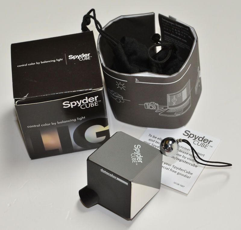 Datacolor Spyder Cube White Balance Tool  