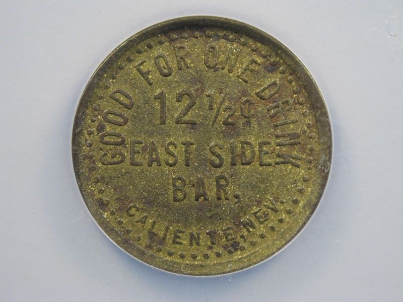 East Side Bar, Caliente, Nevada Trade Token  