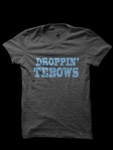 DENVER BRONCOS TIM TEBOW T SHIRT   TEBOWS RETRO STYLE  