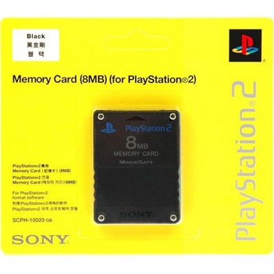 NEW SONY PS2 MEMORY CARD 8MB PLAYSTATION 2 SEALED  