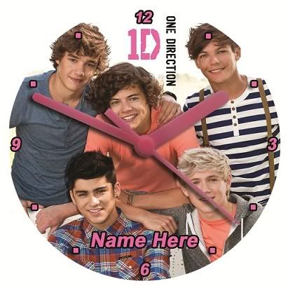 ONE DIRECTION   QUARTZ CD CLOCK   PERSONALISED GIFT  