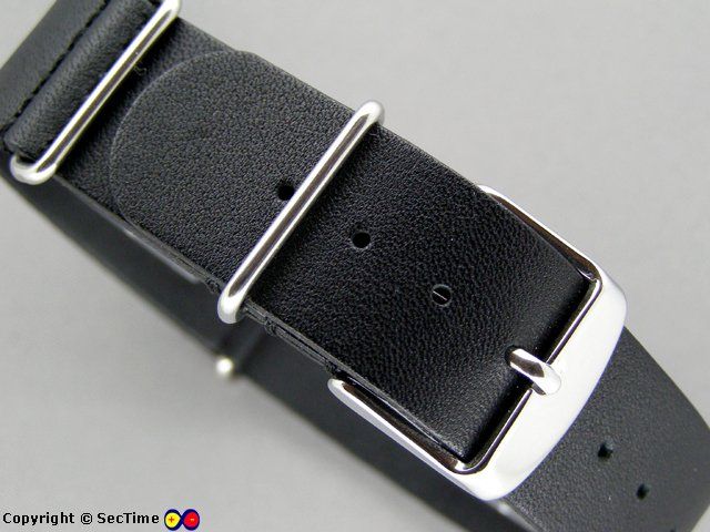 High quality leather watch strap G10 NATO 3 colors 22mm  