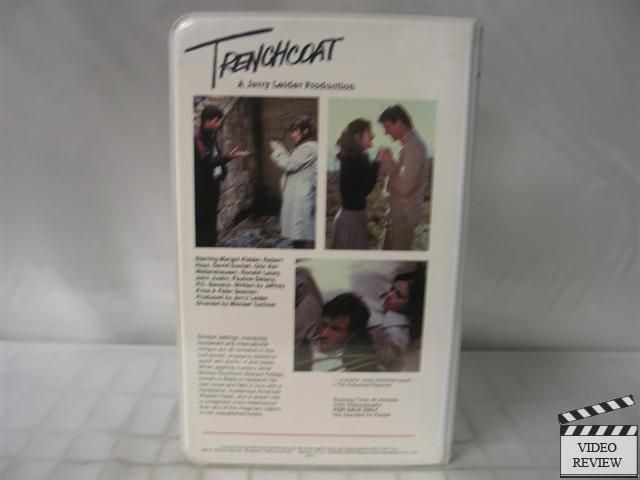 Trenchcoat VHS Margot Kidder, Robert Hays 1983  